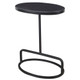 Jessenia Black Marble Accent Table Mediterranean style Accent Table Decor