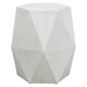 Volker White Geometric Accent Table Geometric style Accent Table Decor