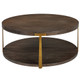 Palisade Round Wood Coffee Table - Cairns, Darwin Mid-Century Modern style Accent Tables