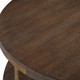 Palisade Round Wood Coffee Table - Discount Mid-Century Modern style Accent Tables