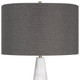 Citadel White Marble Table Lamp - Cairns, Darwin Mid-Century Modern style Table Lamps