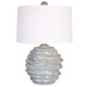 Waves Blue & White Accent Lamp Contemporary style Table Lamp Decor