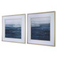 Rising Blue Abstract Framed Prints - Set/2 - Hobart, Launceston, Perth delivery