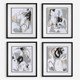 Tangled Threads Abstract Framed Prints - S/4 Contemporary style Print Decor