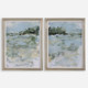 Far Away View Framed Prints - Set/2 Contemporary style Print Decor