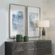 Undulating Oro Abstract Prints - S/2 - Melbourne, Sydney, Brisbane Contemporary style Wall furniture