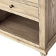 Marie Open Bedside Table - Weathered Oak - Hand made Bedroom furniture
