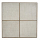 Finsbury Square Coffee Table - True White / Rattan White Wash - Discount Mid-Century Modern style Living Room furniture