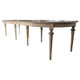 Provence Extension Dining Table - Weathered Oak - French Provincial style 120-350cm wide