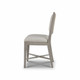 Fitzrovia Dining Chair - Off White / Arctic Fabric - Solid Timber Mid-Century Modern style Dining Room furniture