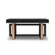 Belgravia Desk w/ Rattan - Batavia Black / Rattan Natural - Cairns, Darwin Contemporary style Office & Study furniture