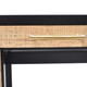 Belgravia Desk w/ Rattan - Batavia Black / Rattan Natural
