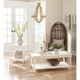 Grosvenor End Table - True White - Hand made Gustavian style Living Room furniture
