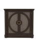 Pimlico 2 Door Sideboard - Black Wash / Rattan Black Wash - Hobart, Launceston, Perth Art Deco style Dining Room furniture