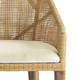 Cuban Rattan Counter Stool - Natural - Hobart, Launceston, Perth Coastal style Kitchen furniture
