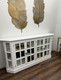 Cape Cod Narrow Media Console - True White - Hand made Coastal style Living Room furniture