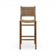 Logan Barstool w/ Rattan- Teak - Solid Timber Hamptons style Kitchen furniture
