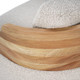 Momo Swivel Chair w/ Wood - Sale on Mid-Century Modern style Living Room furniture