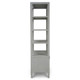 Westminster Concave Linen Wrapped Shelving Unit - Melbourne, Sydney, Brisbane Mid-Century Modern style Living Room furniture