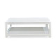 Milan Square Linen Wrapped Cofffee Table - Mid-Century style Living Room furniture
