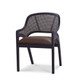 Mayfair Chair w/ Leather - Size: 86H x 58W x 62D (cm) - Mid-Century Modern style
