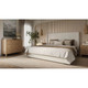 Luxor Upholstered Bed Queen - Solid Timber Contemporary style Bedroom furniture