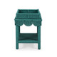 Newport Scalloped Rattan Side Table w/ Tray - Hobart, Launceston, Perth Coastal style Living Room furniture