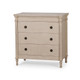 Kelly 3 Drawer Bedside Cabinet - Size: 76H x 75W x 41D (cm) - Countryside style Bedroom furniture