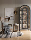 Vannes Display Cabinet w/ Glass Shelves - Discount Mid-Century Modern style Dining Room furniture