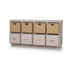 Dakota Storage Unit w/ Drawers & Rattan Baskets - Solid Timber Craftsman style Kitchen furniture