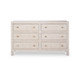 Kagu 6 Drawer Dresser w/ Rattan - Sale on Mid-Century Modern style Bedroom furniture