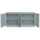 Oxford Shutter 4 Door Sideboard - Hand made Mid-Century Modern style Dining Room furniture