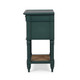 Montego Square End Table w/ Drawer & Rattan Door - Size: 81H x 56W x 41D (cm)
