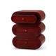 Infinity 3 Drawer Nightstand - Solid Timber Mid-Century Modern style Bedroom furniture