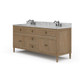 Cholet Double Vanity w/ Sink & Marble Top - Size: 96H x 183W x 58D (cm) - Traditional style