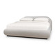 Curva Bed King - Size: 108H x 228W x 256D (cm) - Contemporary style
