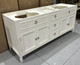 Cholet Double Vanity - without Top/Sink - Solid Timber Traditional style Bathroom & Laundry furniture