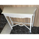 Small Console Table w/Shell Motif - True White - Hand made French Provincial style Living Room furniture