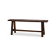 Rustic Teak Bench - Size: 46H x 120W x 30D (cm) - Craftsman style