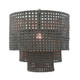 Havana Truntum Rattan Ceiling Pendant Light - Size: 64H x 68W x 68D (cm) - Caribbean style