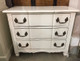 Provence 3 Drawer Dresser Medium - White Light Distressed - Solid Timber French Provincial style Bedroom furniture