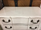Provence 3 Drawer Dresser Medium - White Light Distressed - Hand made French Provincial style Bedroom furniture