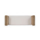Newport Scalloped Rattan Bench - Hobart, Launceston, Perth Coastal style Bedroom furniture