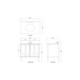 Eclipse Single Vanity w/ Sink & Marble Top - Mid-Century style Bath & Laundry furniture