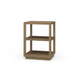 Cohan End Table w/ Wood Shelf - Size: 74H x 56W x 46D (cm) - Mid-Century Modern style