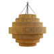 Belarus Rope Ceiling Pendant Light - Size: 69H x 79W x 79D (cm) - Mid-Century Modern style