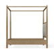 Luna Canopy Bed Queen - Hand made Mid-Century Modern style Bedroom furniture