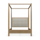 Luna Canopy Bed Queen - Melbourne, Sydney, Brisbane Mid-Century Modern style Bedroom furniture