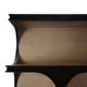Vannes Crescent Bookcase - Sale on Mid-Century Modern style Living Room furniture