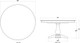 Trestle 150cm Round Dining Table without Groove - Fruit Wood - Melbourne, Sydney, Brisbane French Provincial style Dining Room furniture